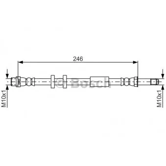 Flexible de frein BOSCH 1 987 481 714