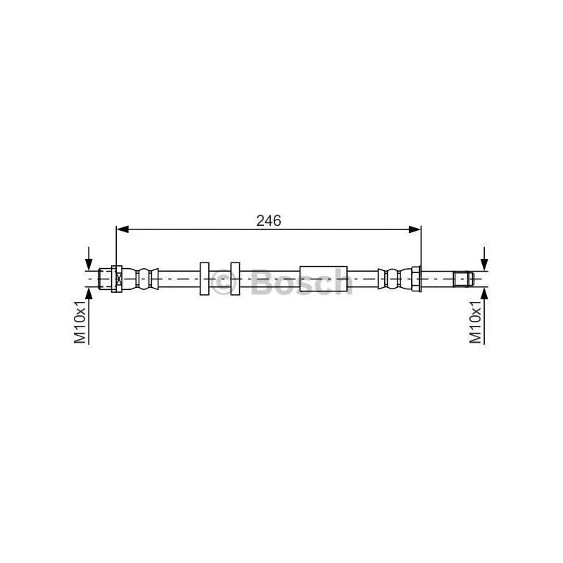 Flexible de frein BOSCH 1 987 481 714