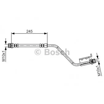Flexible de frein BOSCH 1 987 481 717