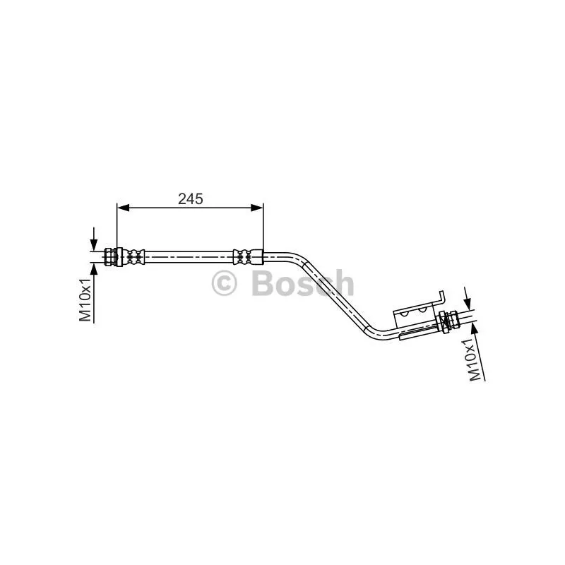 Flexible de frein BOSCH 1 987 481 717
