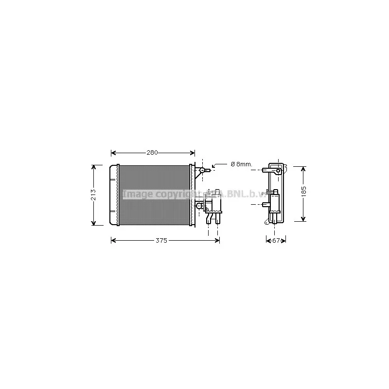 Système de chauffage AVA QUALITY COOLING PE6134