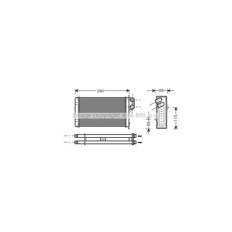 Système de chauffage AVA QUALITY COOLING PE6172