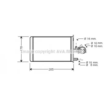 Système de chauffage AVA QUALITY COOLING PE6173