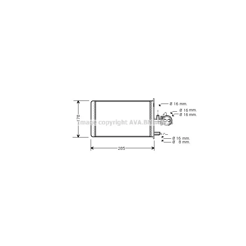Système de chauffage AVA QUALITY COOLING PE6173