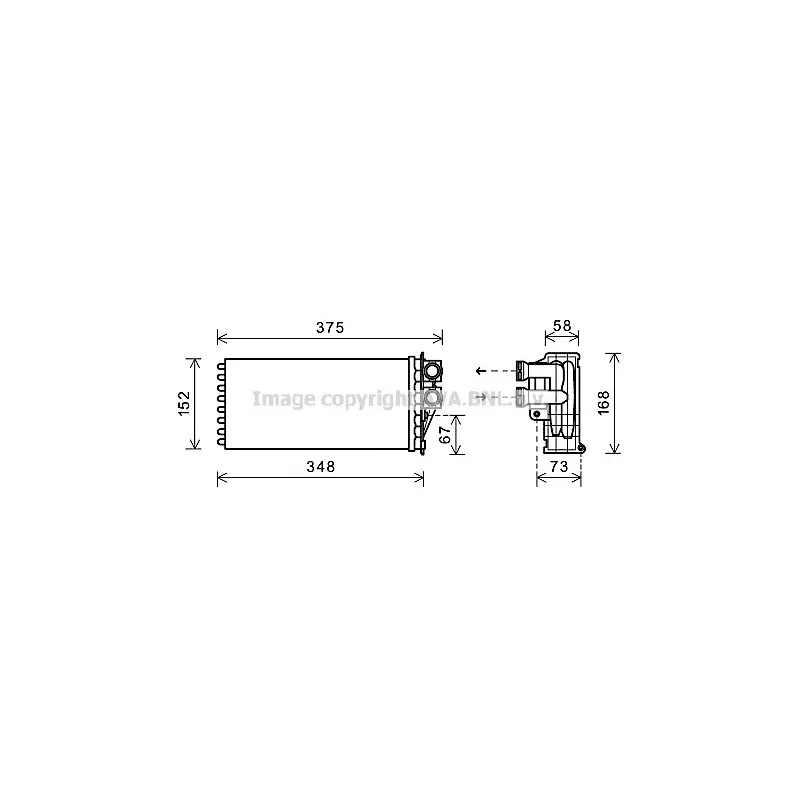 Système de chauffage AVA QUALITY COOLING PE6359