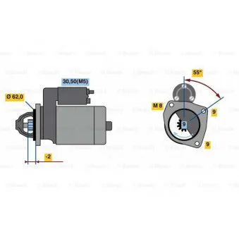 Démarreur BOSCH F 000 AL0 327