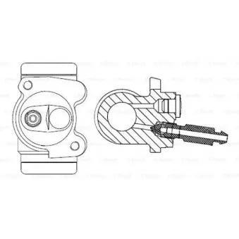 Cylindre de roue BOSCH F 026 002 363