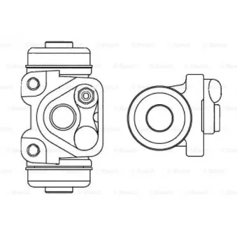 Cylindre de roue BOSCH F 026 002 368