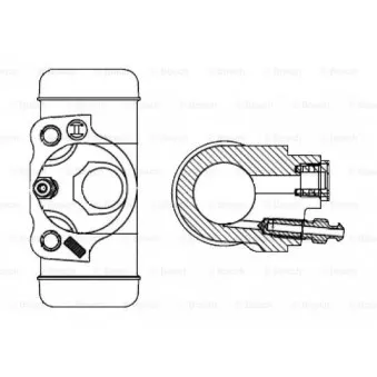 Cylindre de roue BOSCH F 026 002 376