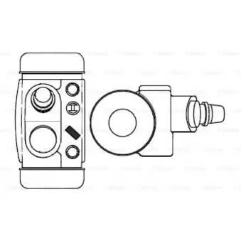 Cylindre de roue BOSCH F 026 002 391