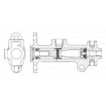 Maître-cylindre de frein BOSCH F 026 003 015