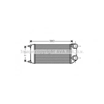 Intercooler, échangeur AVA QUALITY COOLING PEA4294
