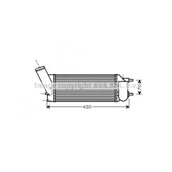 Intercooler, échangeur AVA QUALITY COOLING