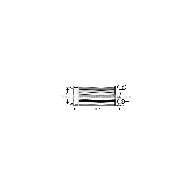 Intercooler, échangeur AVA QUALITY COOLING PEA4337