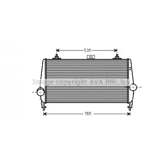 Intercooler, échangeur AVA QUALITY COOLING PEA4338