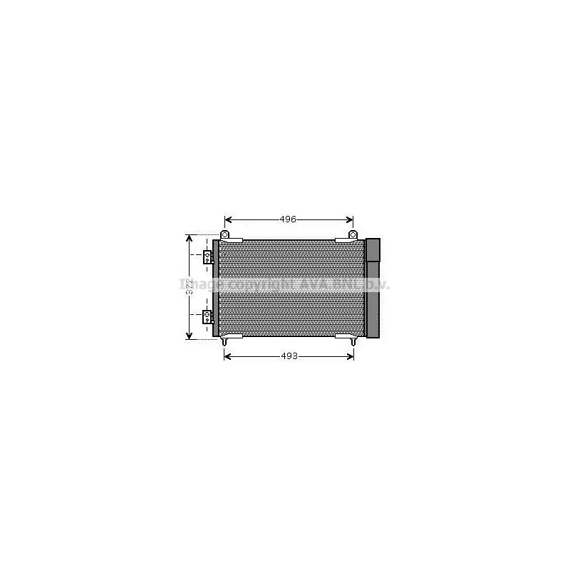 Condenseur, climatisation AVA QUALITY COOLING PEA5258D