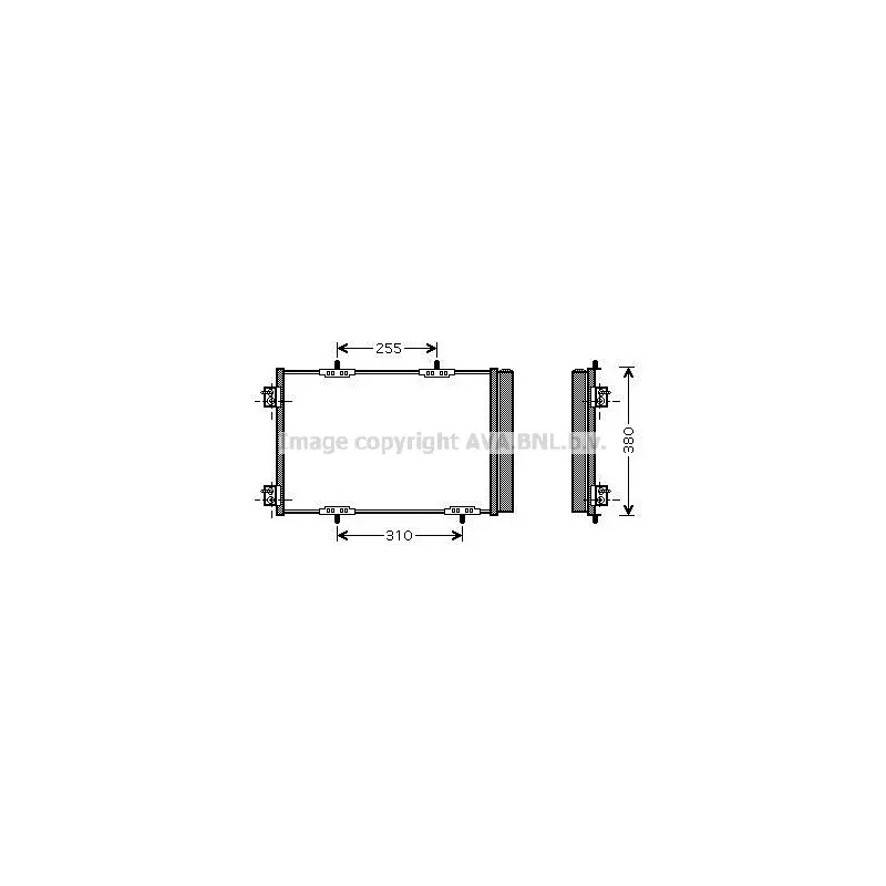 Condenseur, climatisation AVA QUALITY COOLING PEA5291D