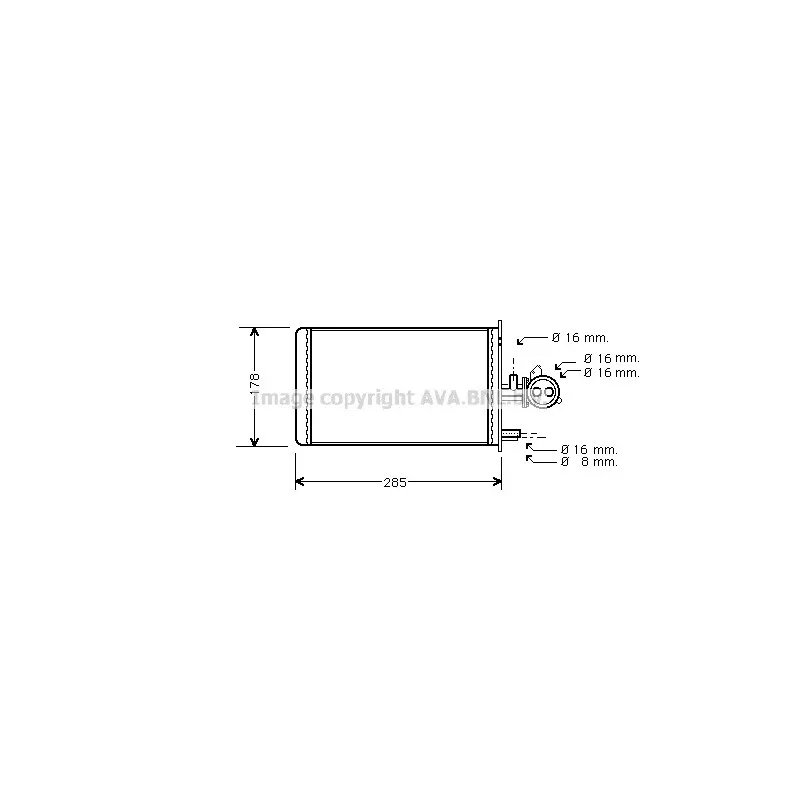 Système de chauffage AVA QUALITY COOLING PEA6173
