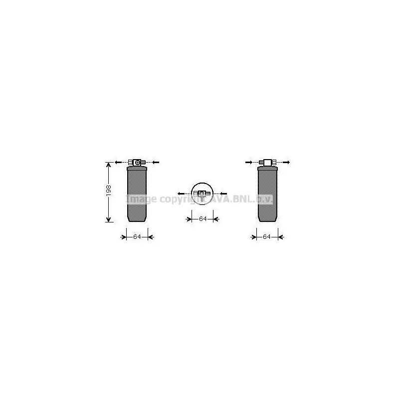 Filtre déshydratant, climatisation AVA QUALITY COOLING PED270