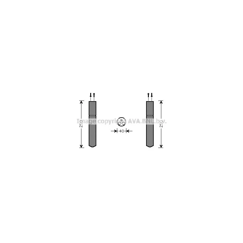 Filtre déshydratant, climatisation AVA QUALITY COOLING PED302