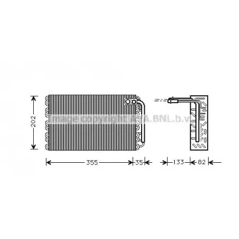 Evaporateur climatisation AVA QUALITY COOLING PEV009