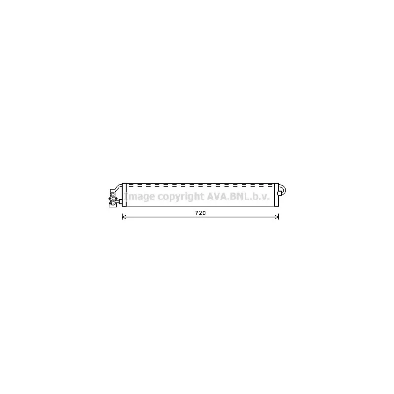 Radiateur d'huile de boîte automatique AVA QUALITY COOLING PR3078
