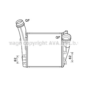 Intercooler, échangeur AVA QUALITY COOLING