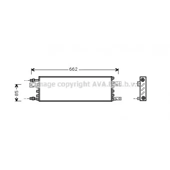 Condenseur, climatisation AVA QUALITY COOLING PR5026