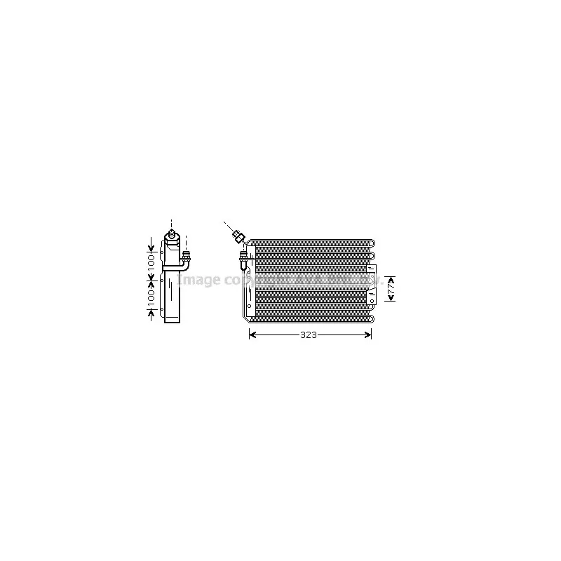 Condenseur, climatisation AVA QUALITY COOLING PR5042