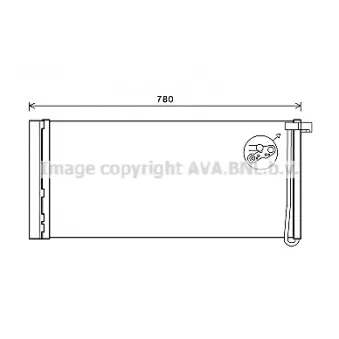 Condenseur, climatisation AVA QUALITY COOLING PR5083