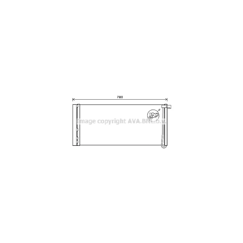 Condenseur, climatisation AVA QUALITY COOLING PR5083