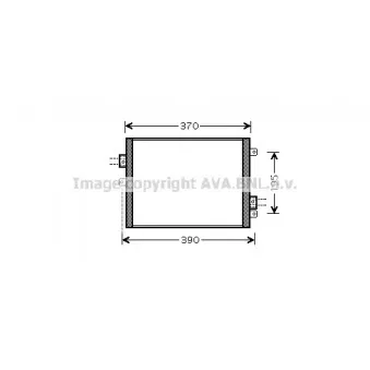 Condenseur, climatisation AVA QUALITY COOLING PRA5052
