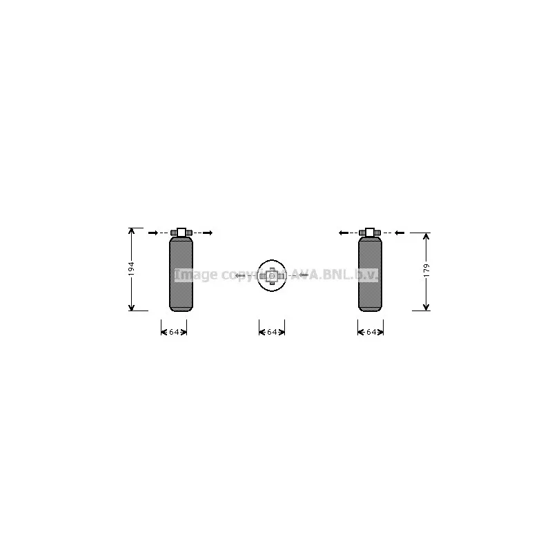 Filtre déshydratant, climatisation AVA QUALITY COOLING PRD028