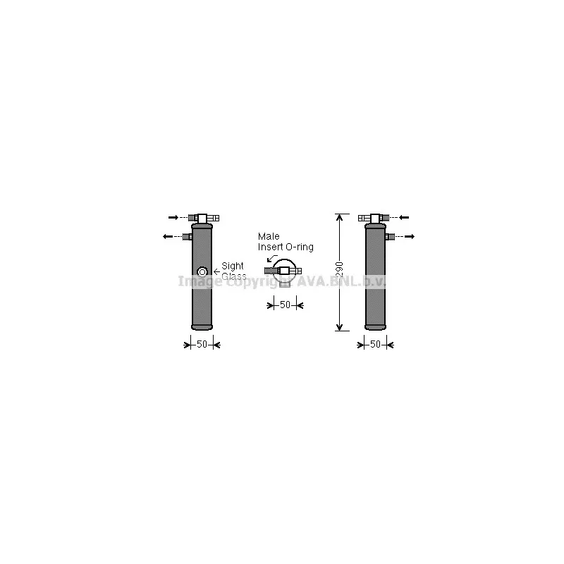 Filtre déshydratant, climatisation AVA QUALITY COOLING PRD065