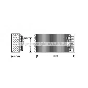 Evaporateur climatisation AVA QUALITY COOLING