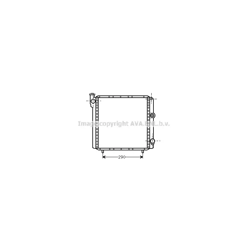 Radiateur, refroidissement du moteur AVA QUALITY COOLING RT2017