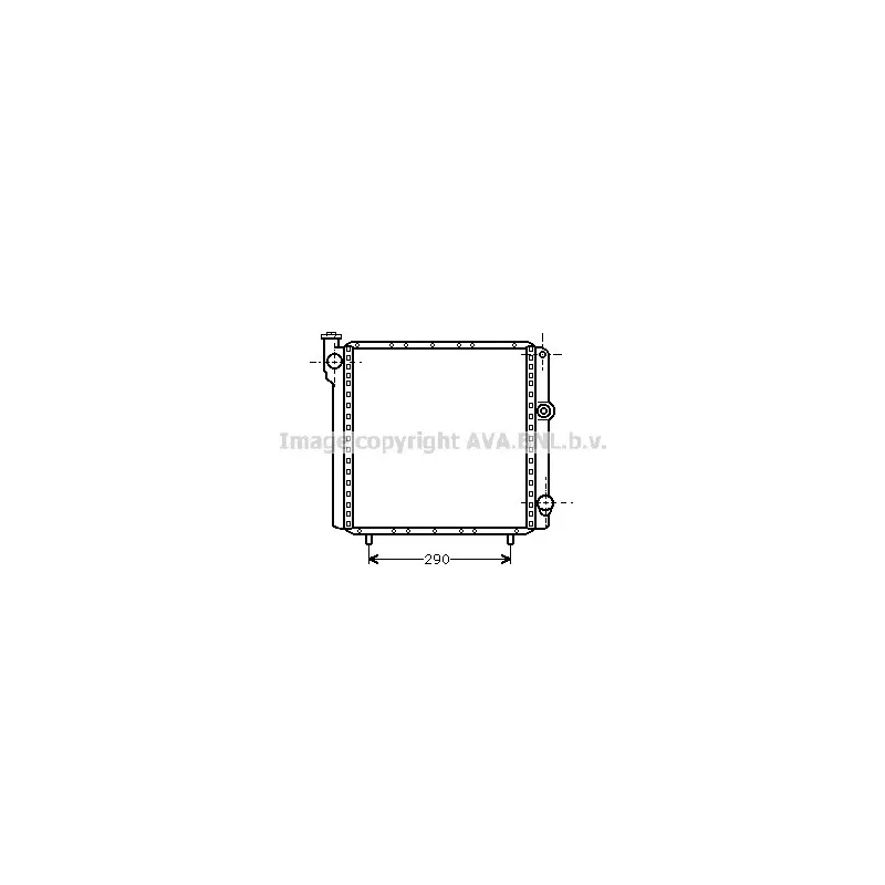 Radiateur, refroidissement du moteur AVA QUALITY COOLING RT2040