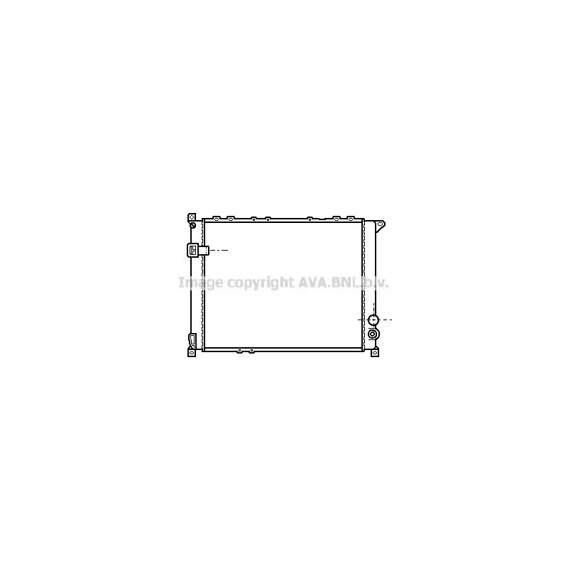 Radiateur, refroidissement du moteur AVA QUALITY COOLING RT2136