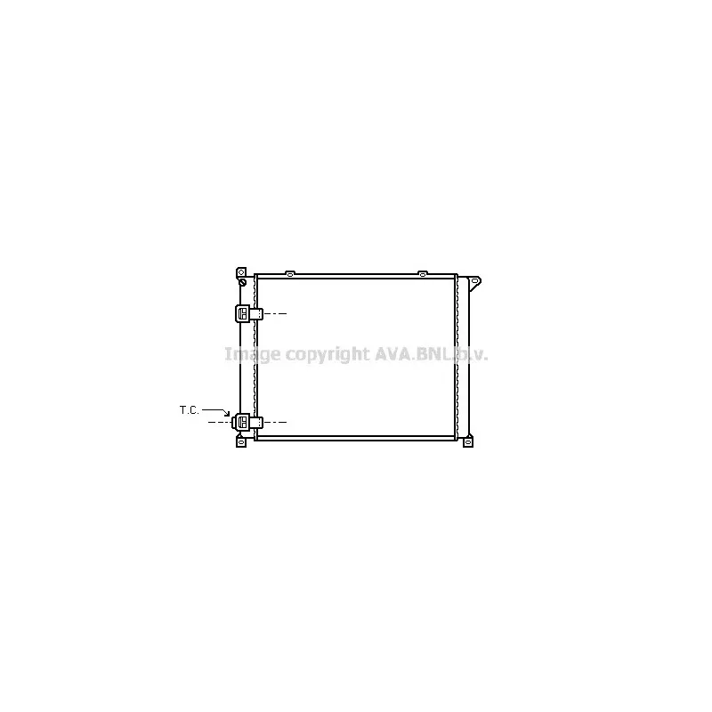 Radiateur, refroidissement du moteur AVA QUALITY COOLING RT2137