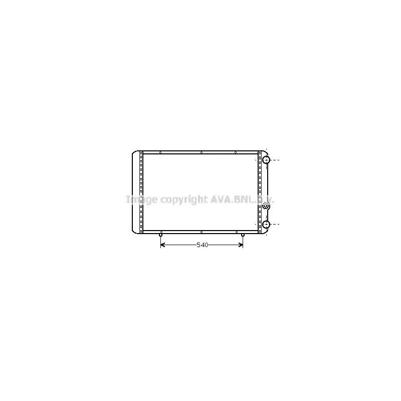 Radiateur, refroidissement du moteur AVA QUALITY COOLING RT2155