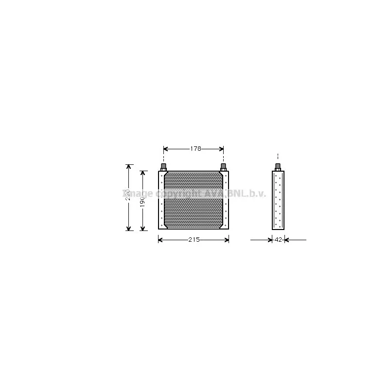 Radiateur d'huile AVA QUALITY COOLING RT3146