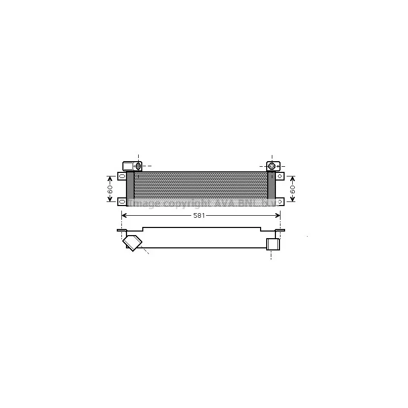 Radiateur d'huile AVA QUALITY COOLING RT3289