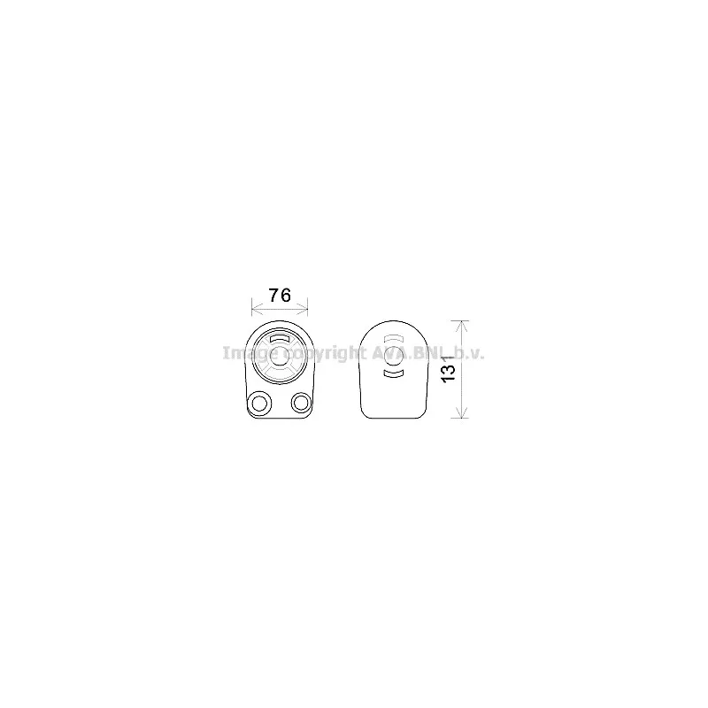 Radiateur d'huile AVA QUALITY COOLING RT3607