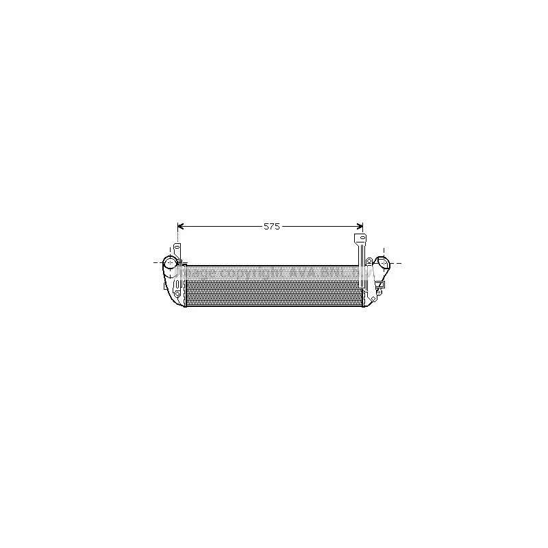 Intercooler, échangeur AVA QUALITY COOLING RT4346