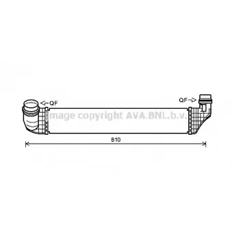 Intercooler, échangeur AVA QUALITY COOLING