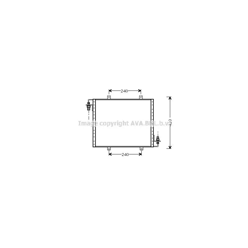 Condenseur, climatisation AVA QUALITY COOLING RT5175
