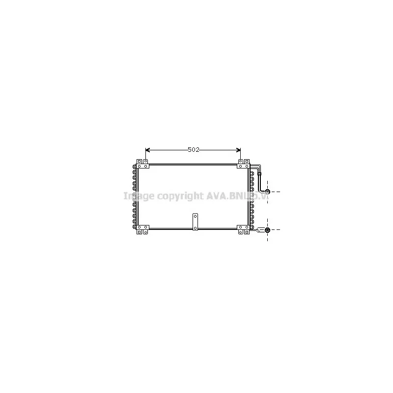 Condenseur, climatisation AVA QUALITY COOLING RT5178