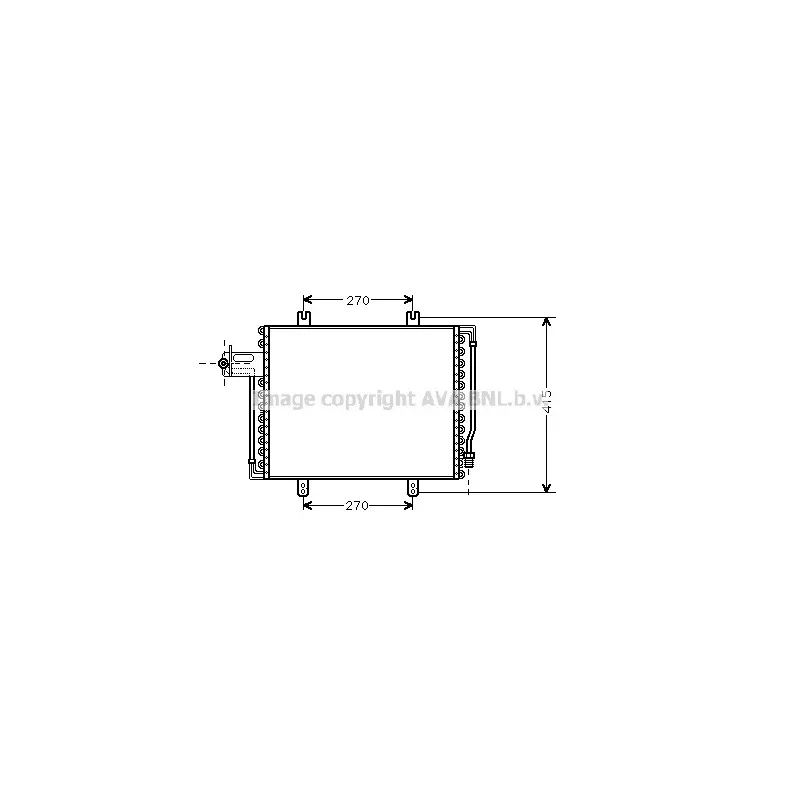 Condenseur, climatisation AVA QUALITY COOLING RT5193