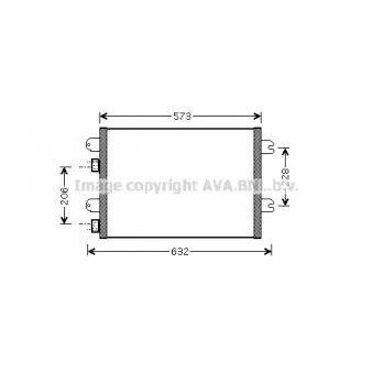 Condenseur, climatisation AVA QUALITY COOLING RT5317