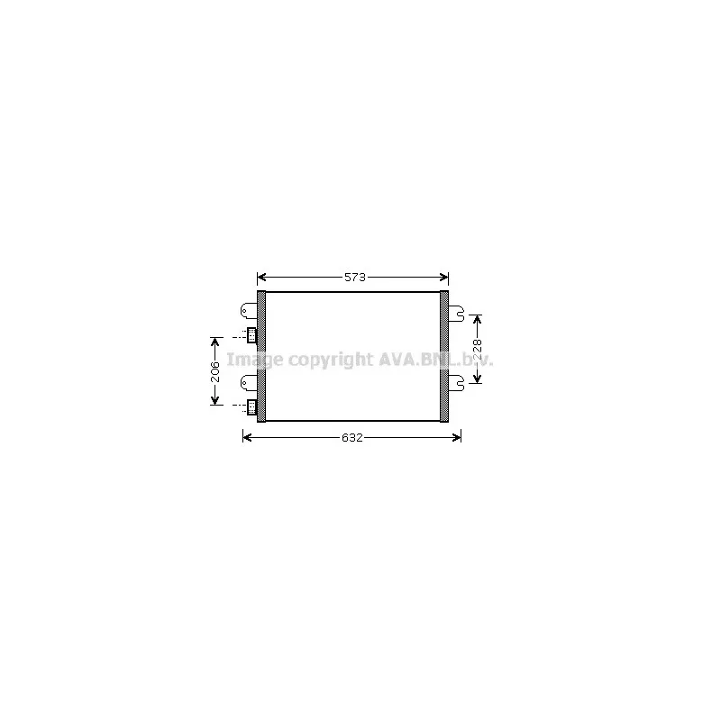 Condenseur, climatisation AVA QUALITY COOLING RT5317